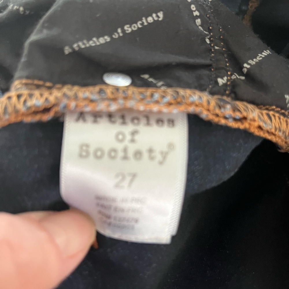 EUC Articles of Society Stretch Skinny Ankle Jeans Women’s Size: 27 - Picture 4 of 5